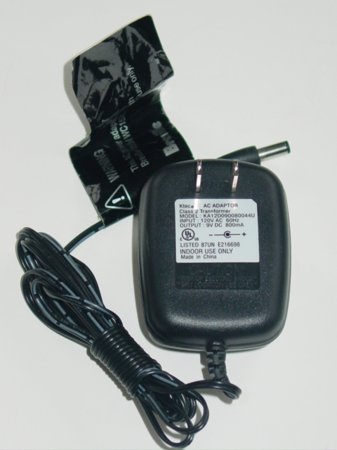 NEW Breville WC15XL Charger AC Adapter Ktec KA12D090080044U 9V 800mA NEW Breville WC15XL Charger AC Adapter Ktec KA12D090080044U 9V 800mA